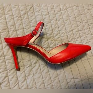 Banana Republic Red Leather Sandals